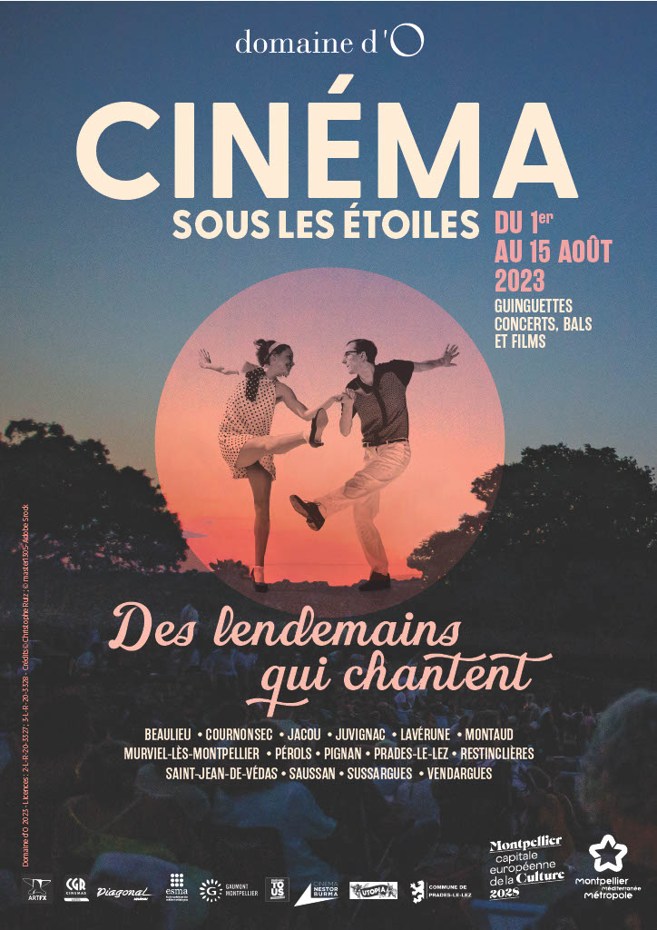 Affiche cinéma sous les étoiles, des lendemains qui chantent