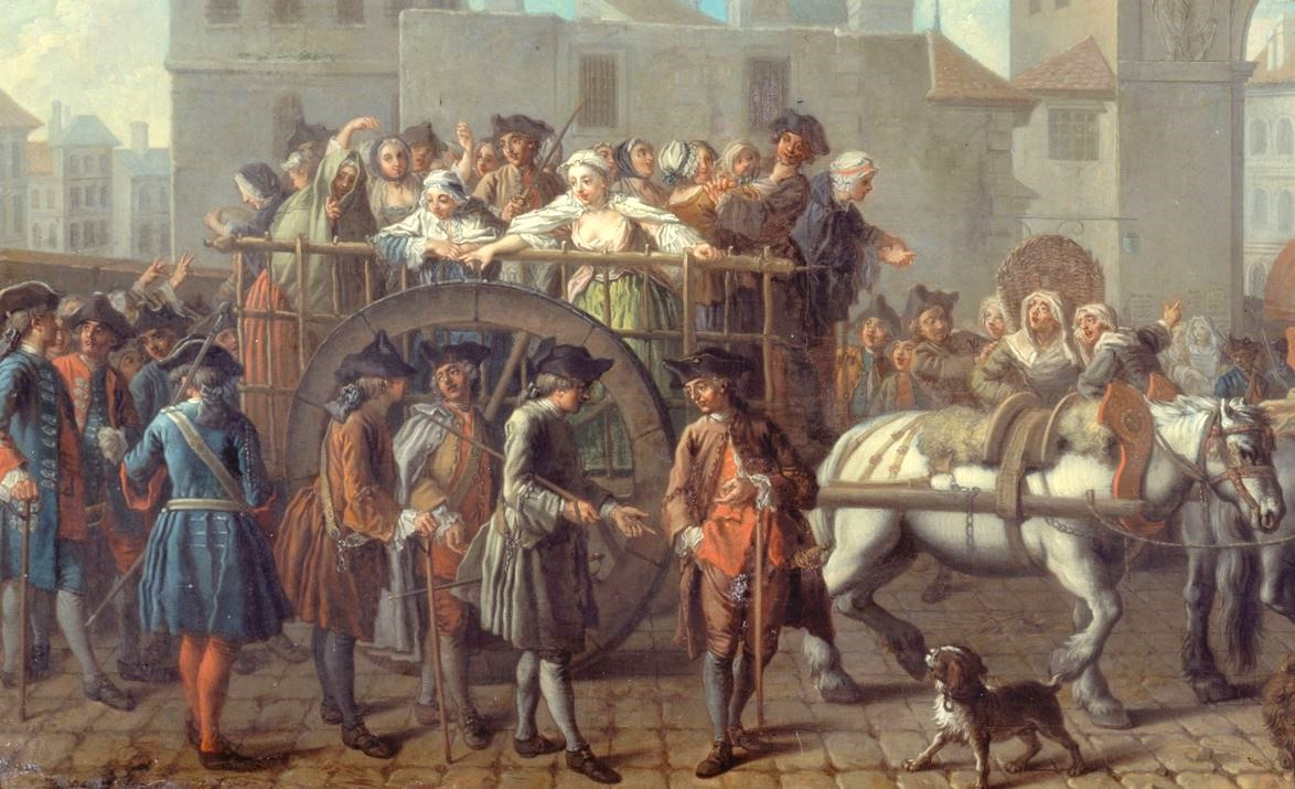 Tableau de foule au XVIIIe siècle