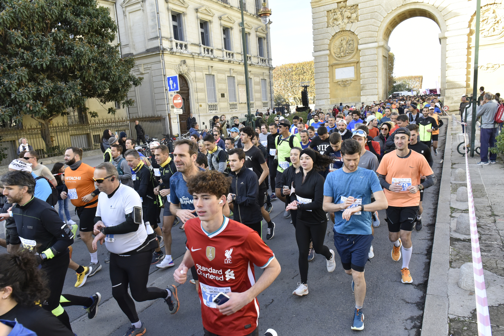 Départ de la course