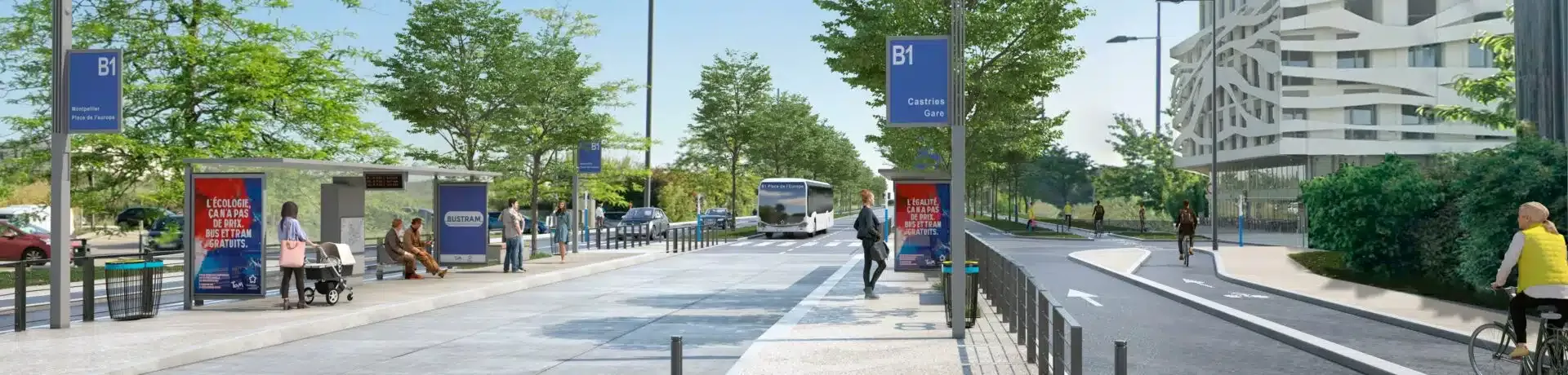 les aménagements bustram