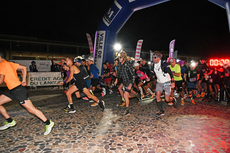les coureurs au départ