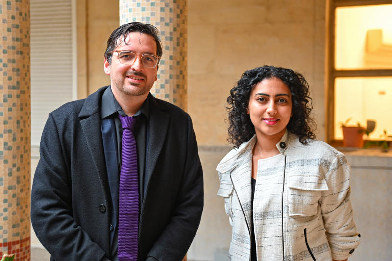 Mircea Sofonea et Ghita Chabab. 