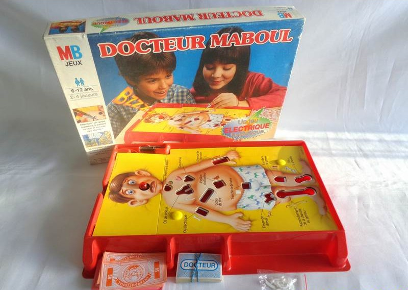 Boîte ancienne du jeu Docteur Maboul