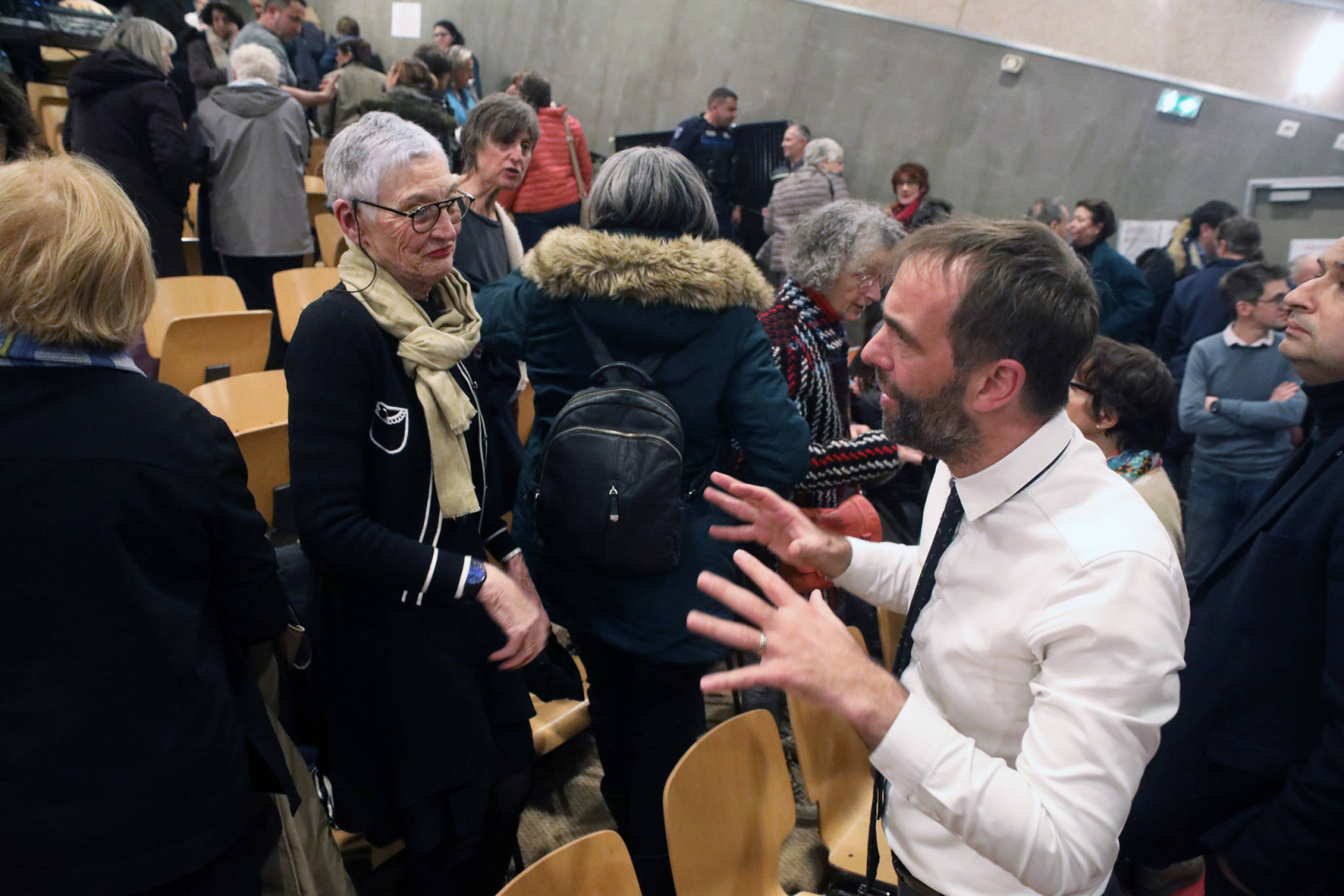 Echanges avec les habitants