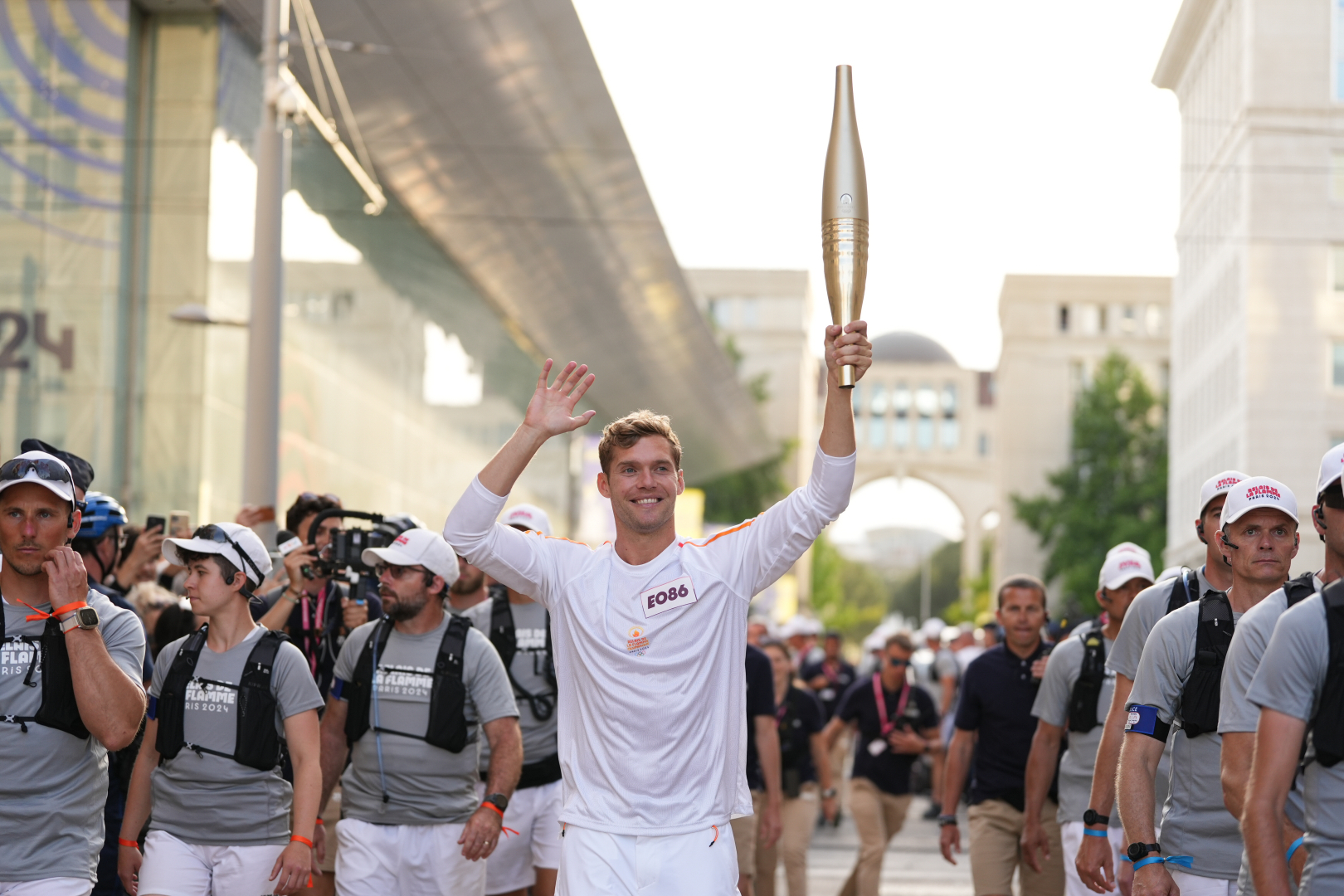 Kevin Mayer pour les derniers mètres 