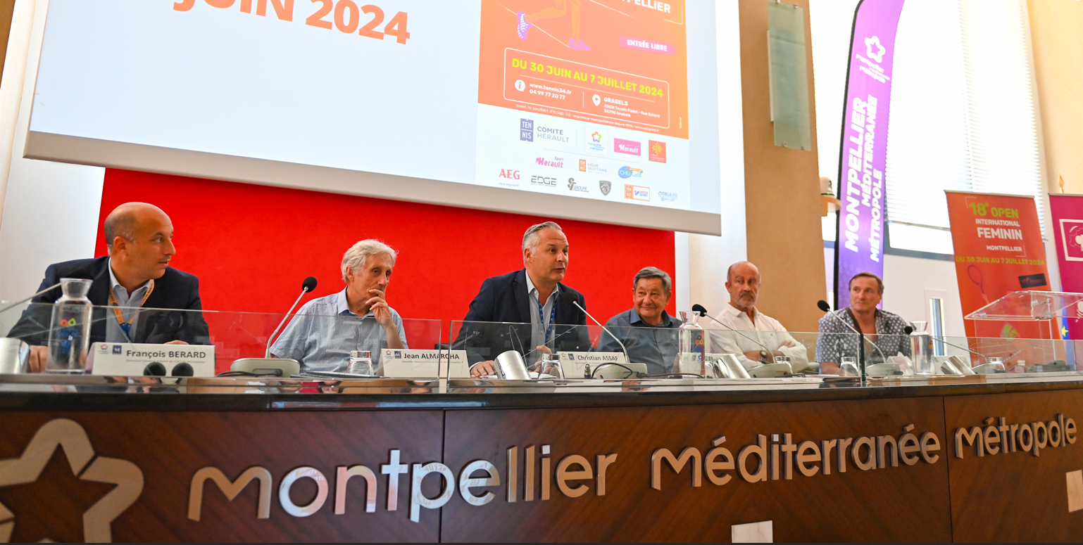 Conférence de presse de présentation de l'Open International