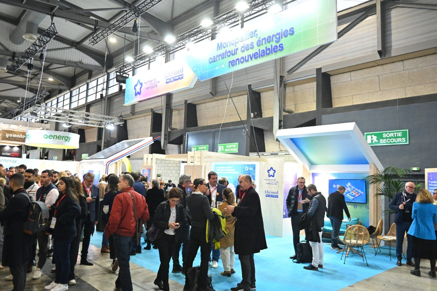 Le stand de Montpellier Méditerranée Métropole sur le salon EnerGaïa