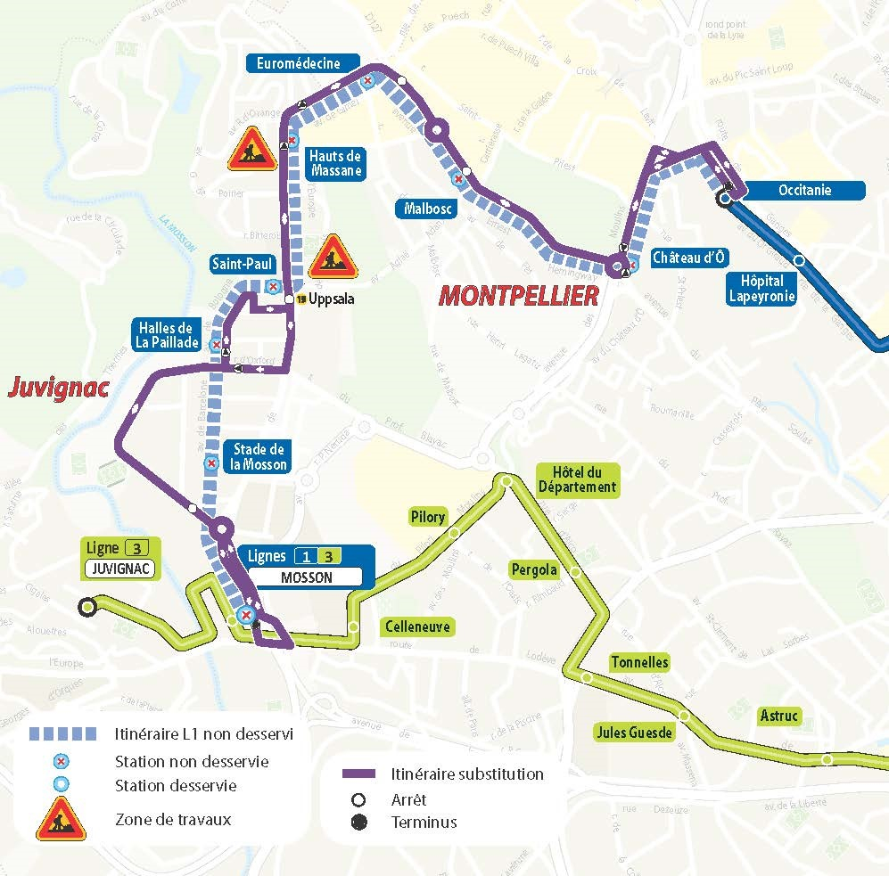 Secteur Hauts de Massane - Saint-Paul du samedi 7 juin, 21h30 au lundi 9 juin, 5h