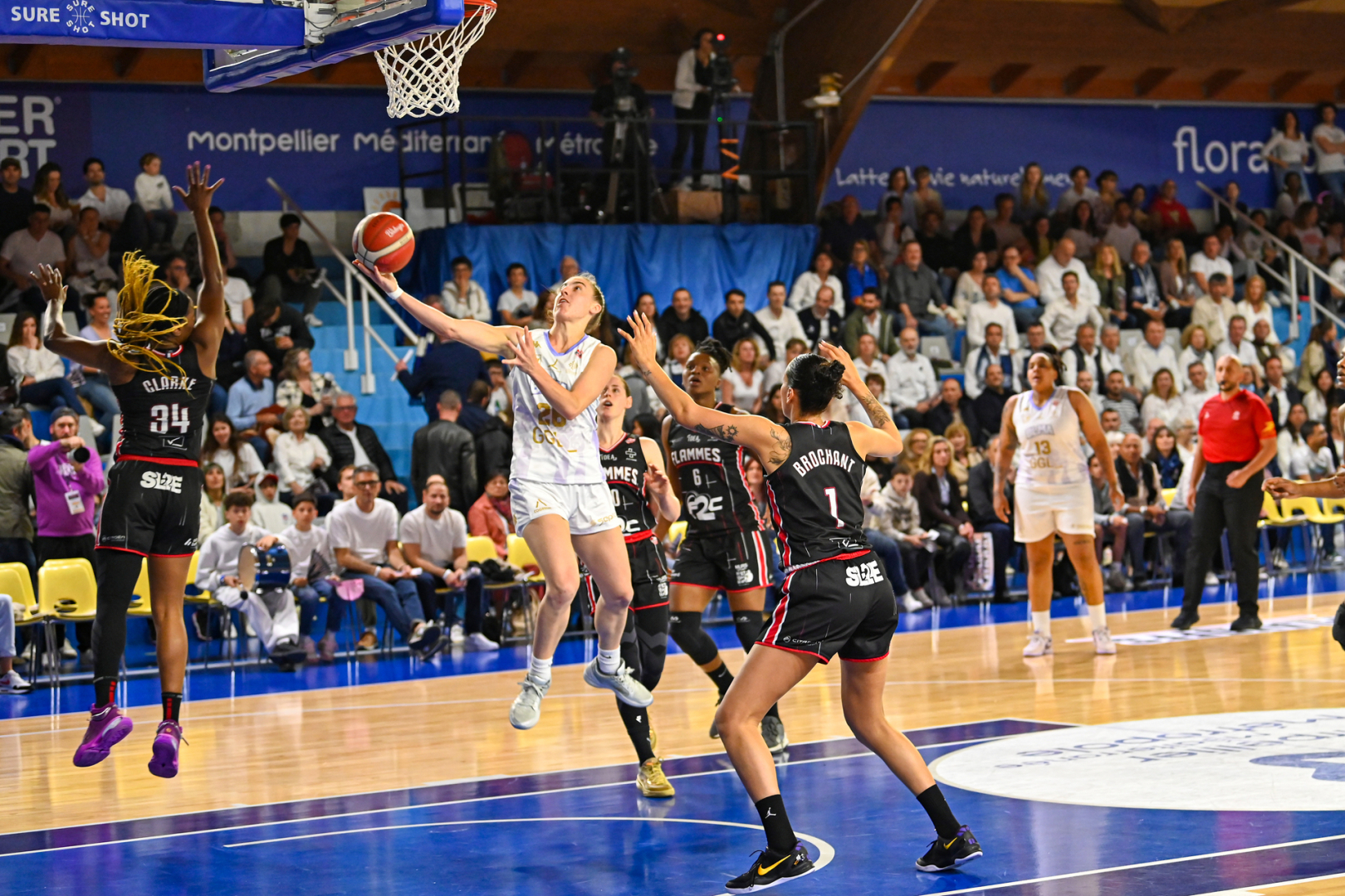 L'ailière Garance Rabot, une des "anciennes" du club, un élément essentiel de l'effectif des Gazelles