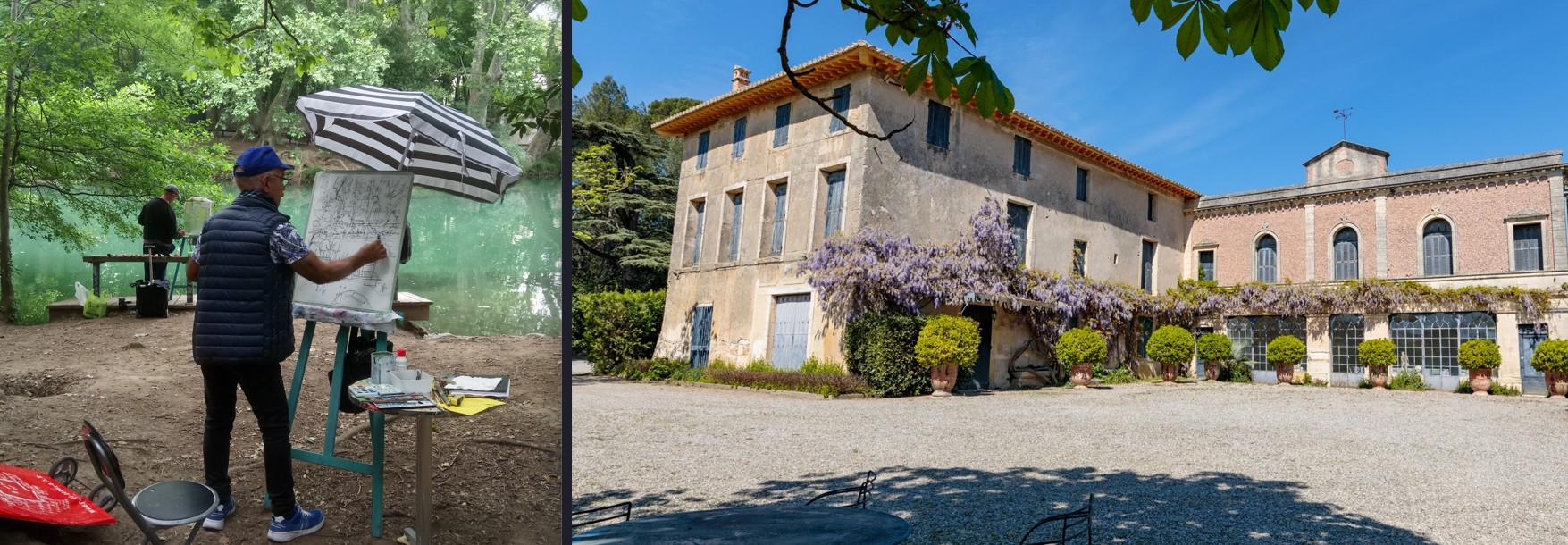 Montage d'images du Domaine de Méric