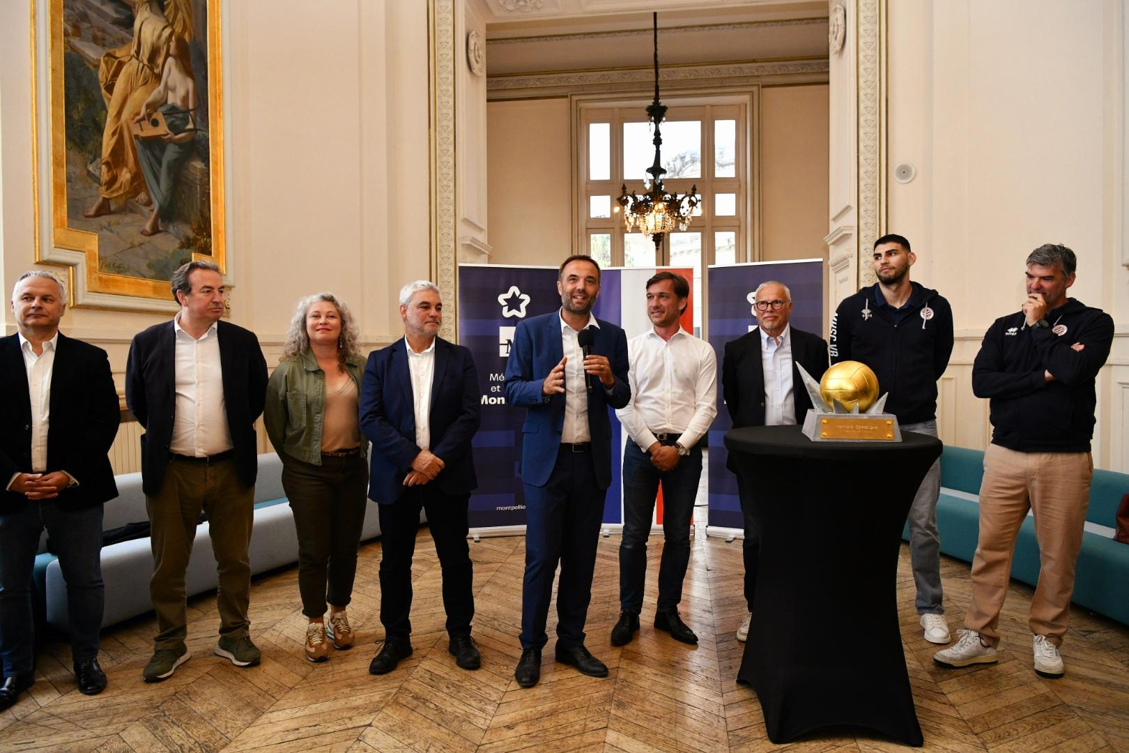 Discours de Michaël Delafosse pour félciiter les champions de France