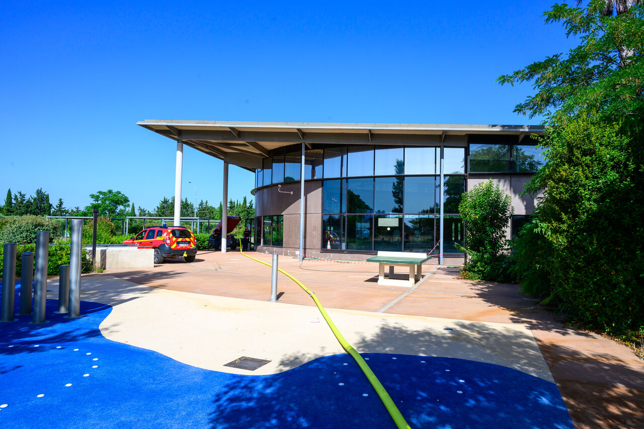 Bassin vide piscine Poséidon Cournonterral 