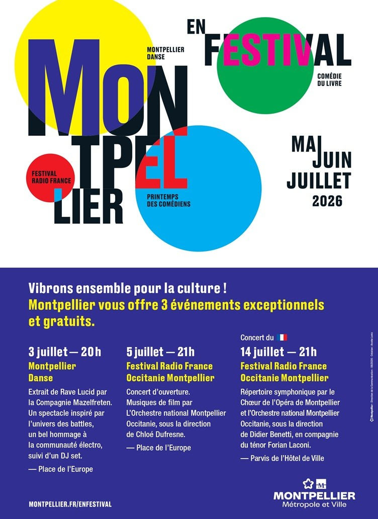 3 concerts à Montpellier