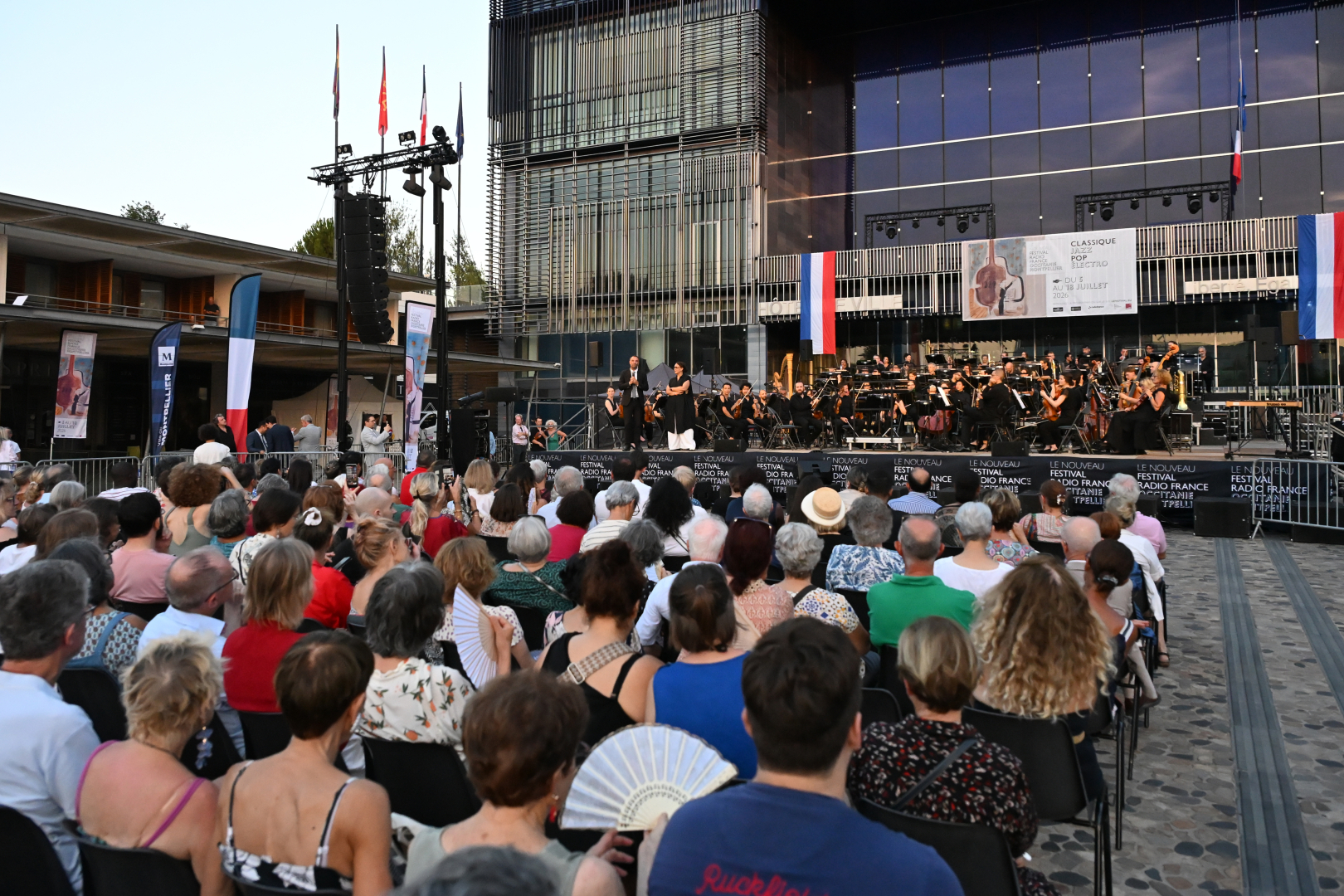 Concert sur le parvis