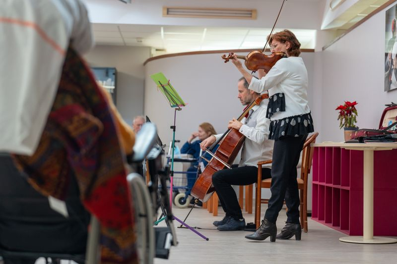 Concert des musiciens de l'OONM au CHU