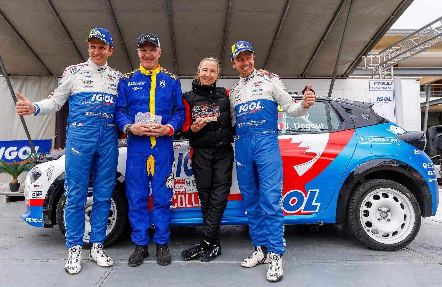 La comédienne Audrey Lamy participait pour la 1ere fois à la course