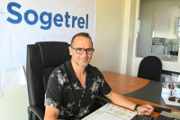Christophe Ginestar à son poste de travail