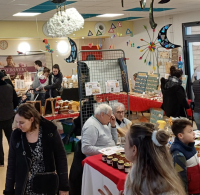ambiance de marché de Noêl