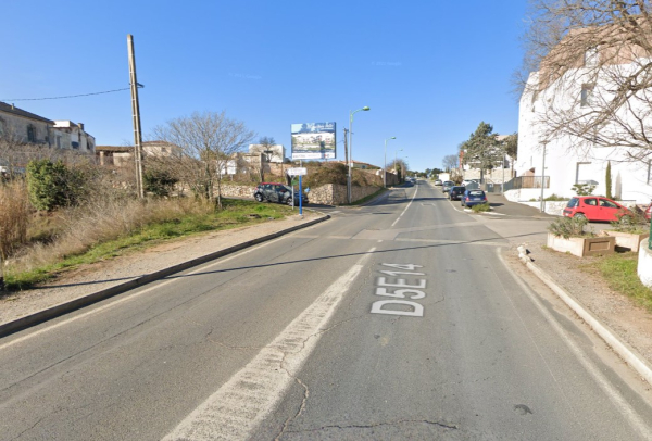 Avant travaux : rue Kalkar dans le sens montant