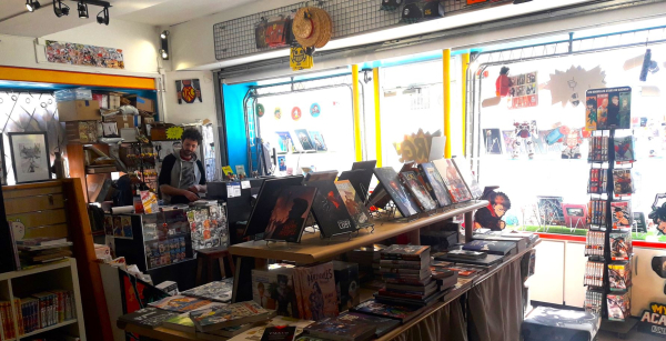 Intérieur de la librairie ARG!
