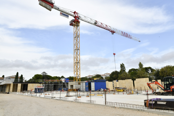 chantier groupe scolaire Chevalier de la Barre / Rosa Bonheur