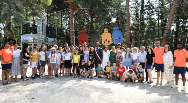 Photo de groupe des jeunes ukrainiens
