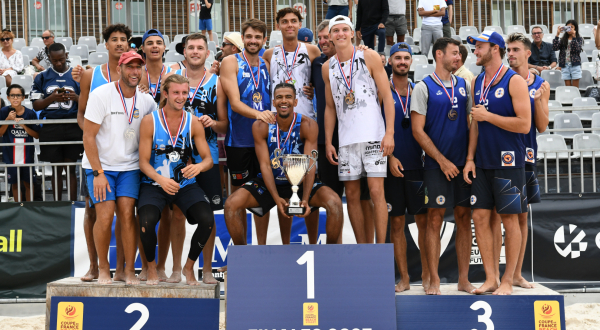 podium beach volley montpellier